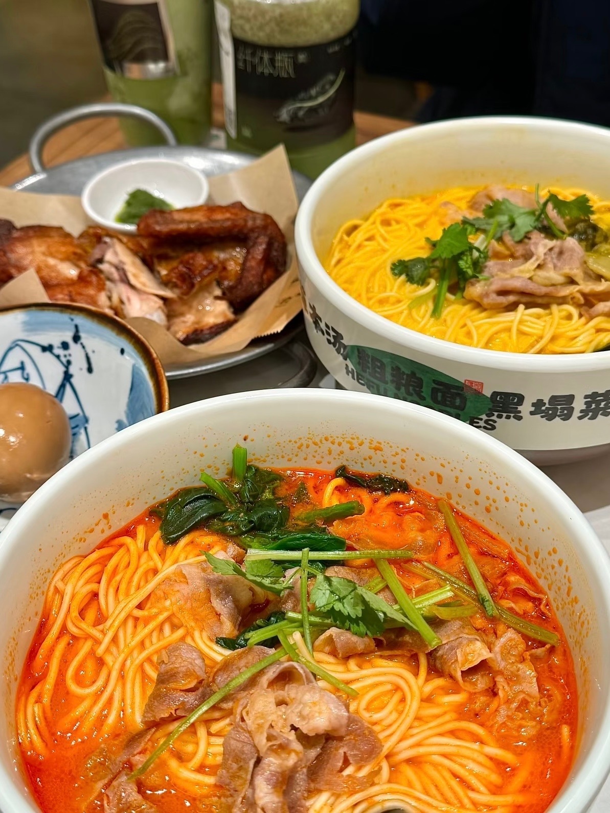 和府捞面 只有面现煮其实我觉得现在在外面吃饭，预制不预制的已经不是很大的问题了。