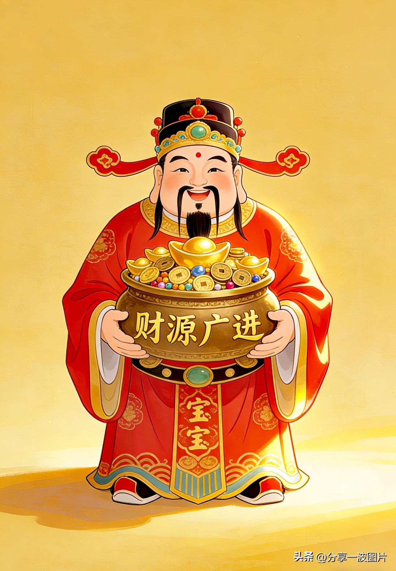 再怎么忙，都请你停下片刻，拿起笔，亲手写下这四个字——财源广进。
不是潦草的敷衍