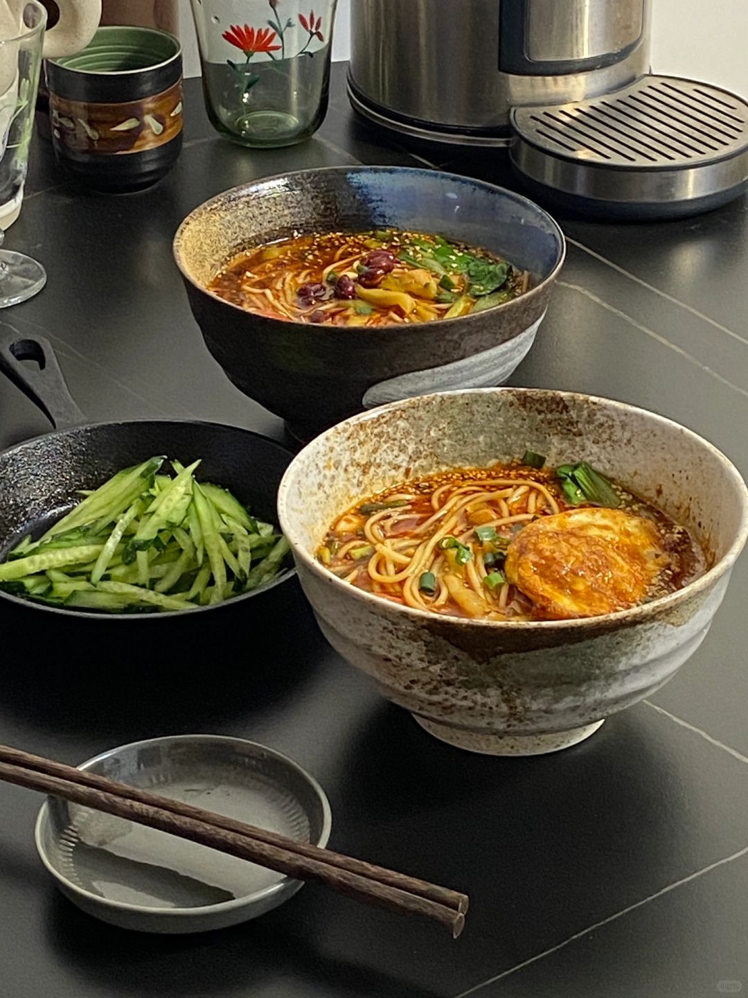 一碗酸汤面下肚🥢