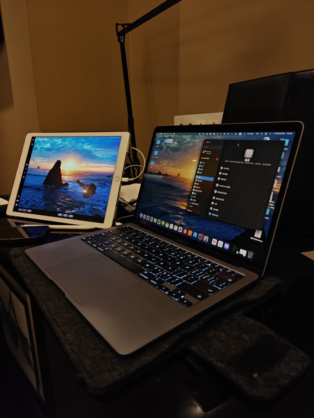 Pad做MAC的拓展屏出差办公绝配 