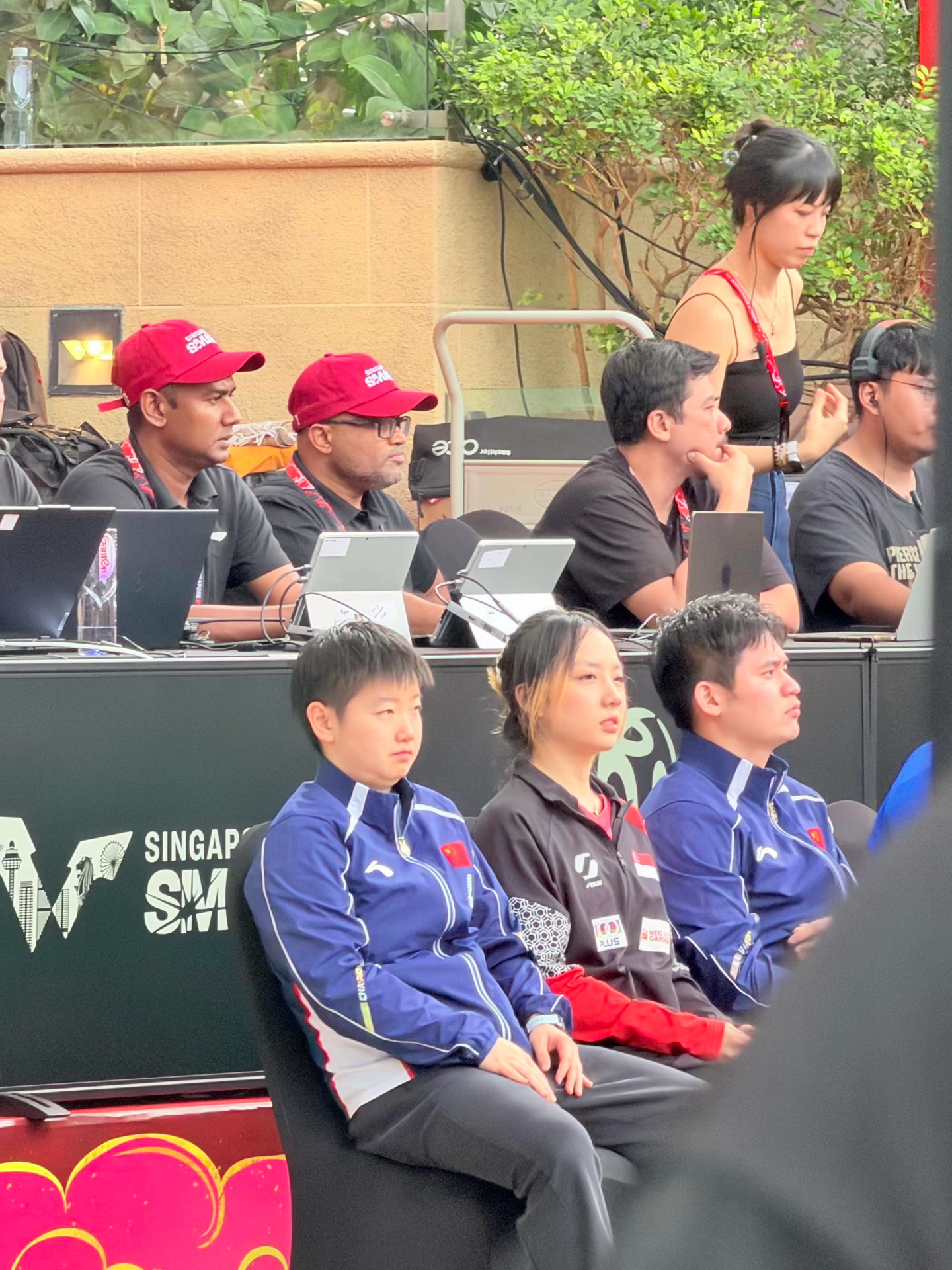 准备抽签的莎莎