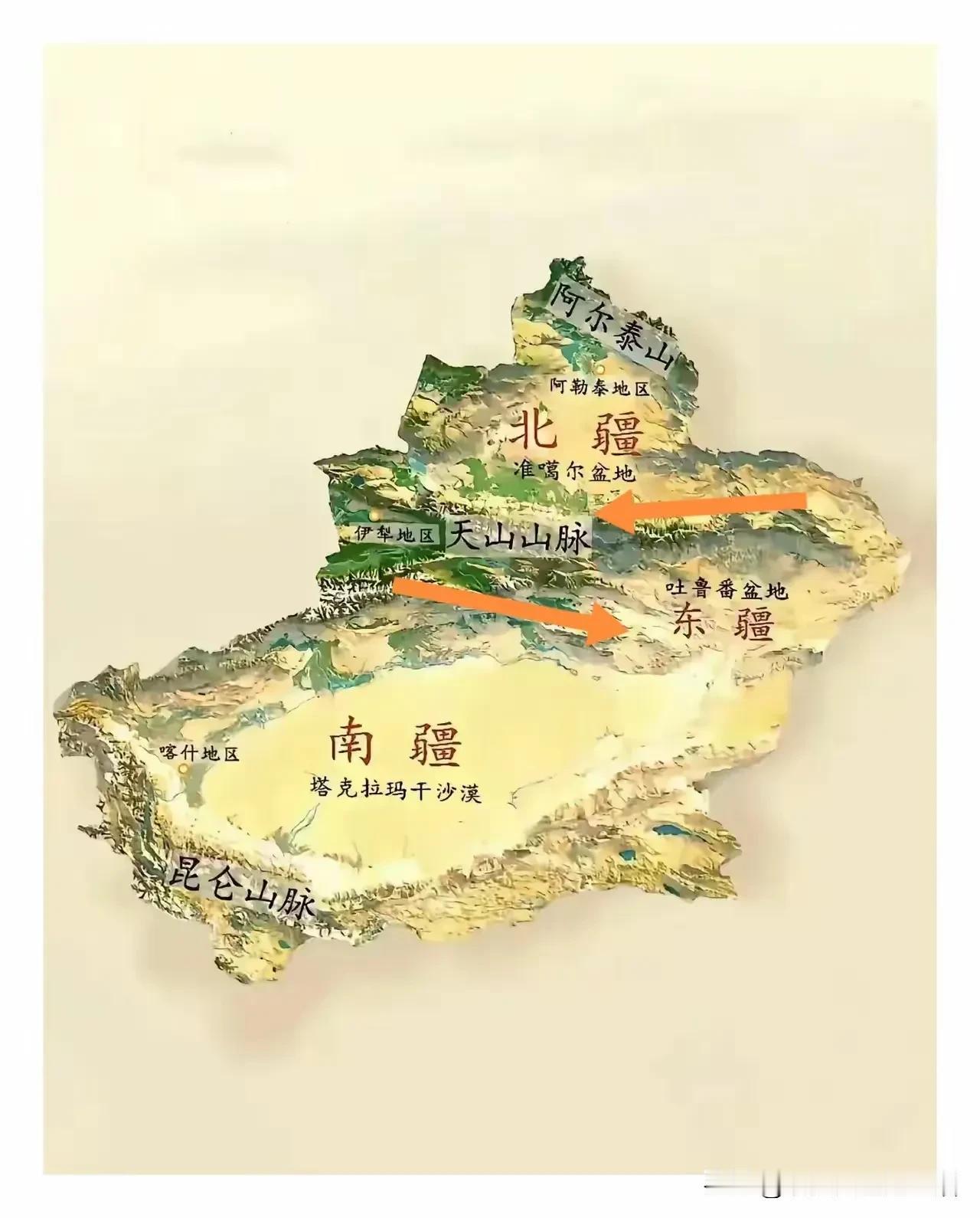 新疆这片土地太广阔！北疆地区并不干旱，因为有北冰洋的气流飘来，在天山南北地区，形