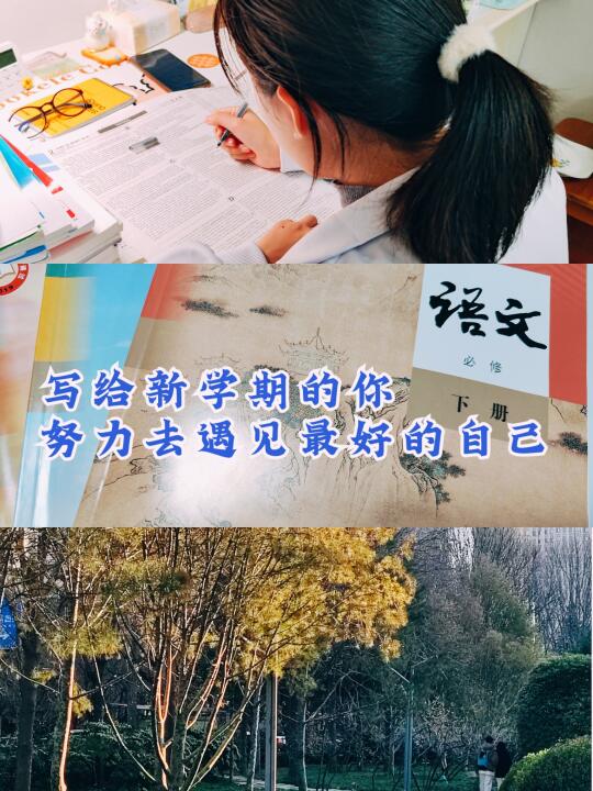 写给新学期的我们，努力去遇见最好的自己