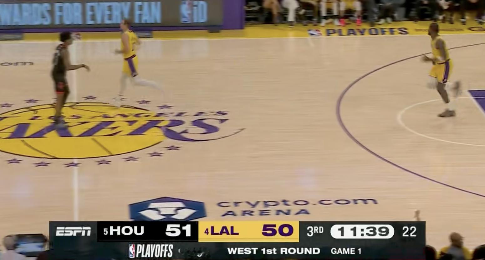 emm火箭反超了 火箭vs湖人