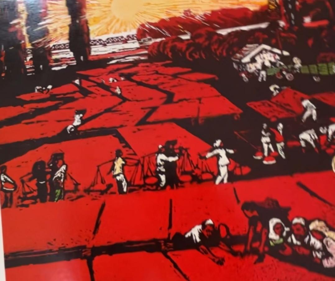 旧画
晚霞