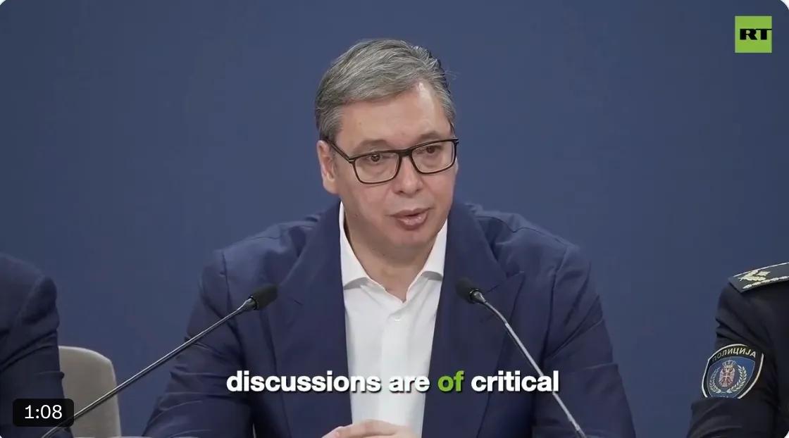 武契奇称赞阿拉斯加峰会对人类未来至关重要

一旦达成乌克兰和平协议，准备加强与俄
