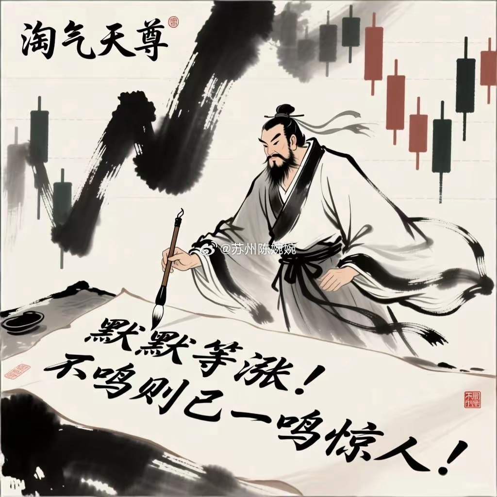 最近市场波动大，心态一定要稳！别看到跌就慌，看到涨就疯，跟着分时线高低点信号走，