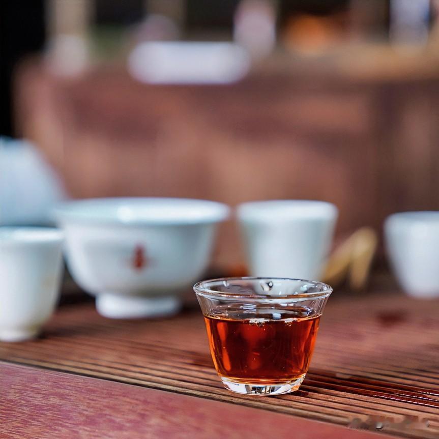茶解决不了KPI，也劝不退甲方。但你就把它往那儿一放，看热水冲下去，叶子慢慢翻，