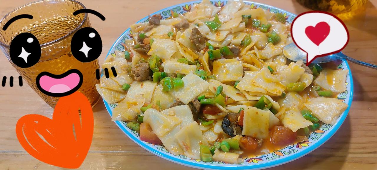 分享我这周有趣的事：
一直都想吃那家的炒面片，这种念想已经久到记不清楚到底是啥时