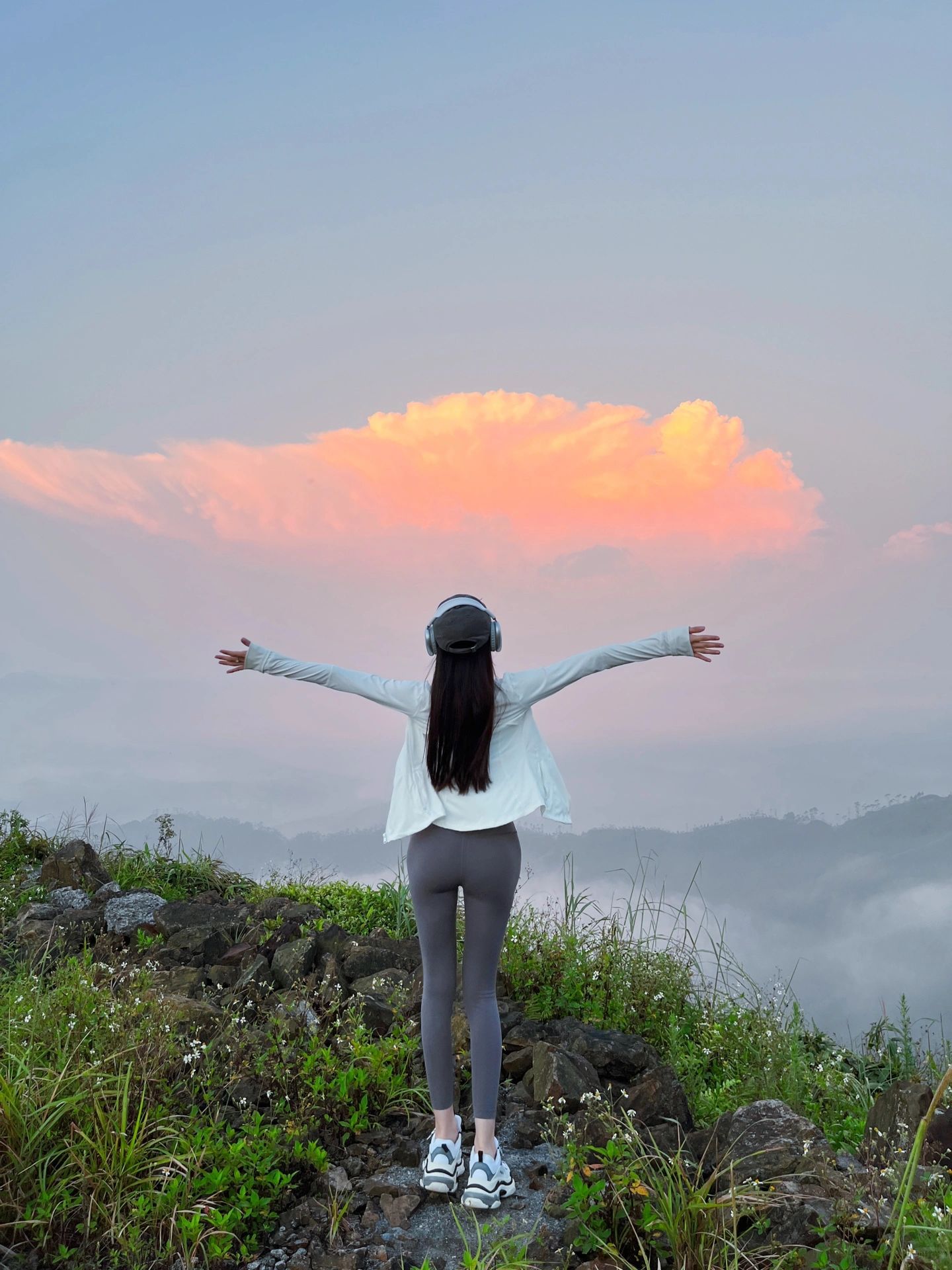 登上大马岭 山顶看看日出
