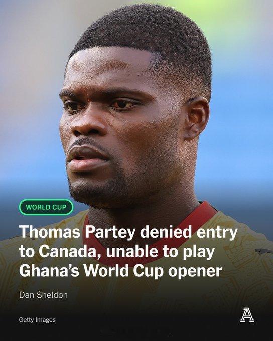 《The Athletic》发表声明称，因涉嫌强奸，托马斯·帕尔特伊被加拿大拒绝