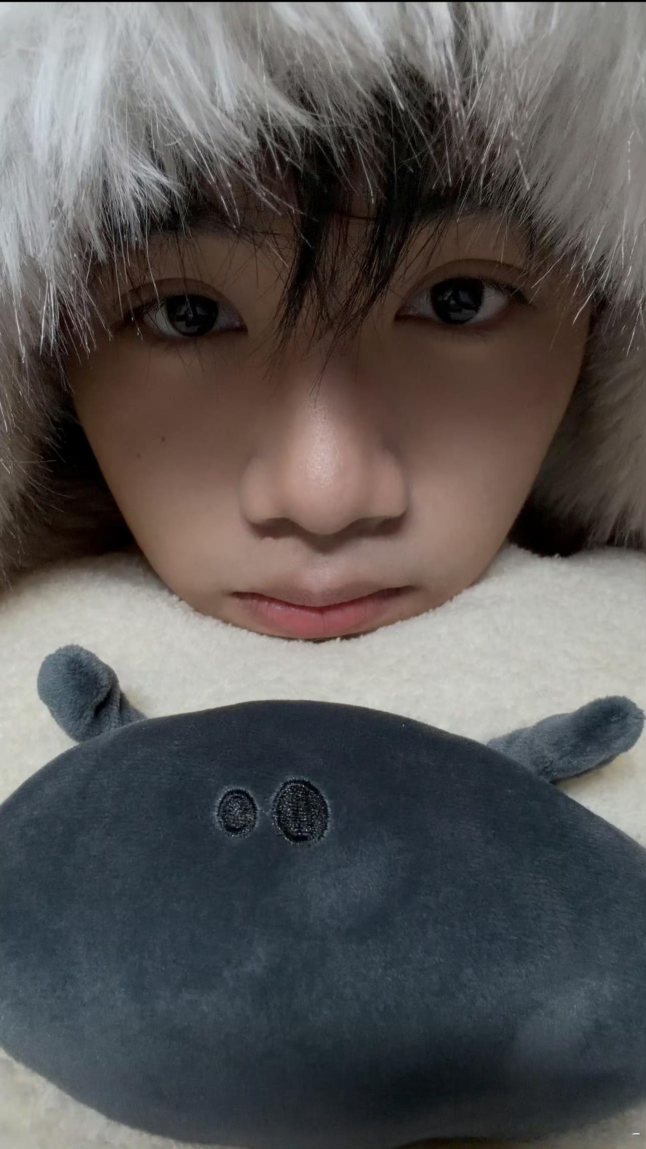 就这么萌萌的看着你 