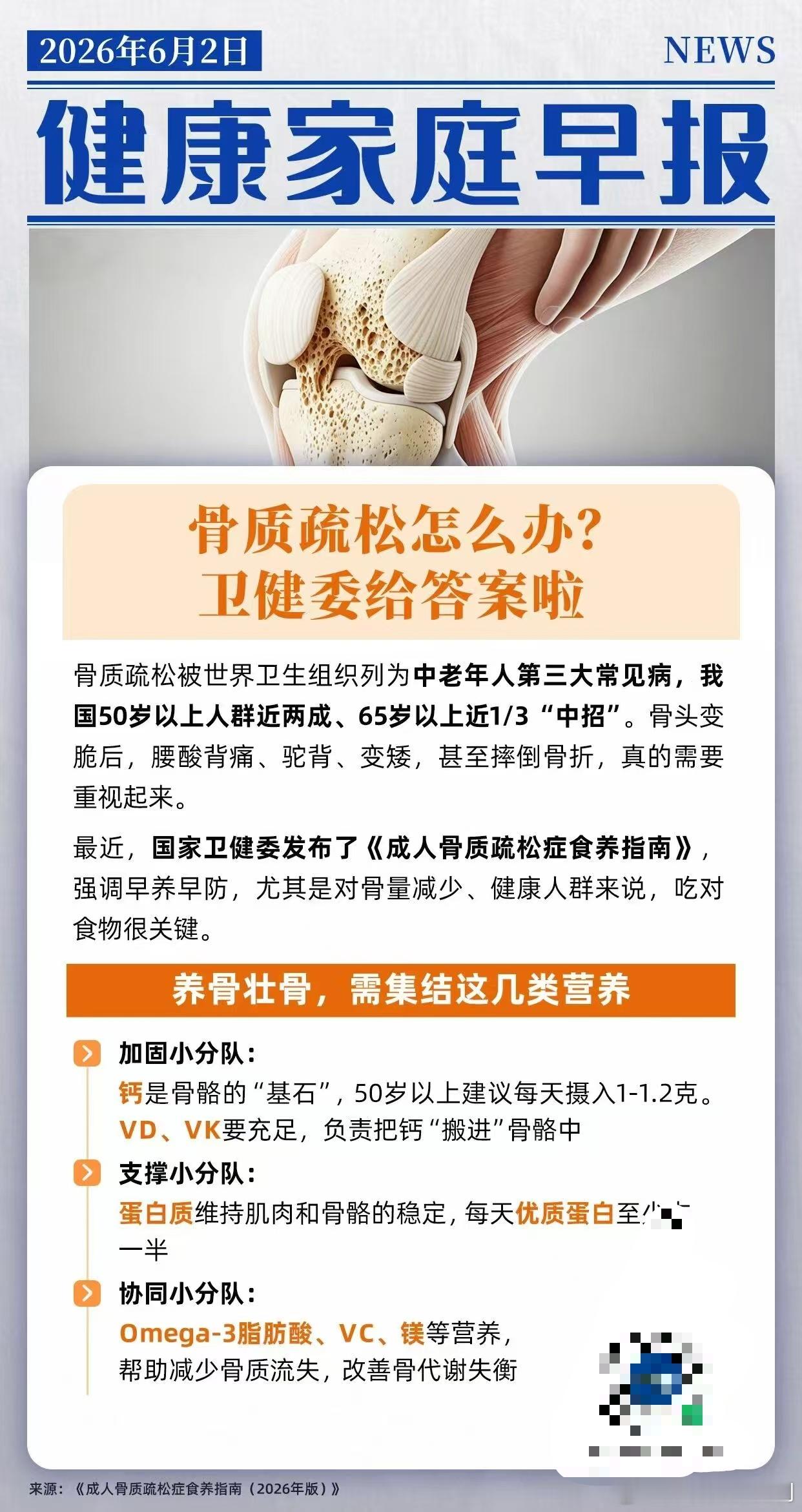 高考前发热怎么办健闻登顶计划 🌿骨质疏松怎么办？卫健委给答案啦！骨头里的营养正