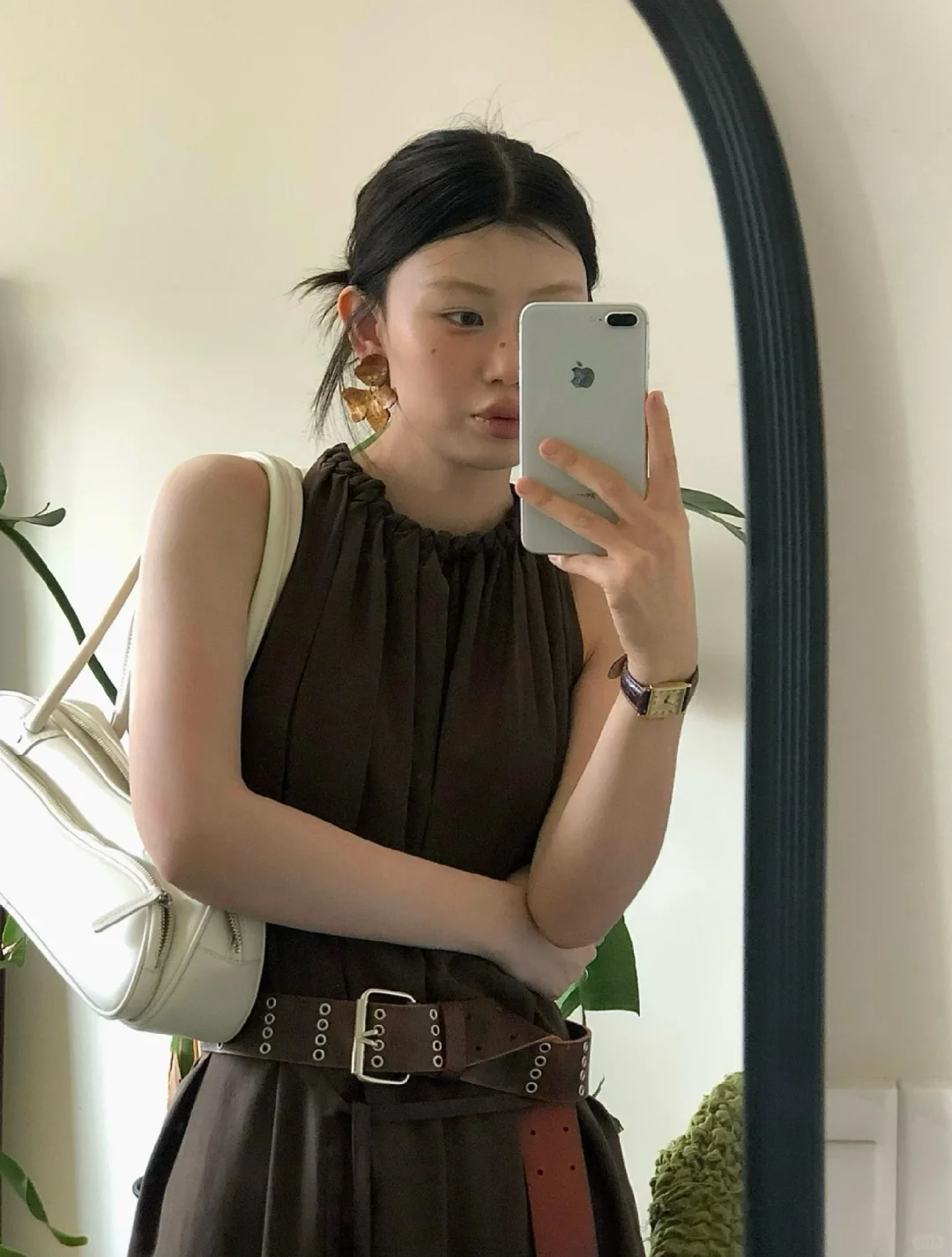 Three retro women's long dresses