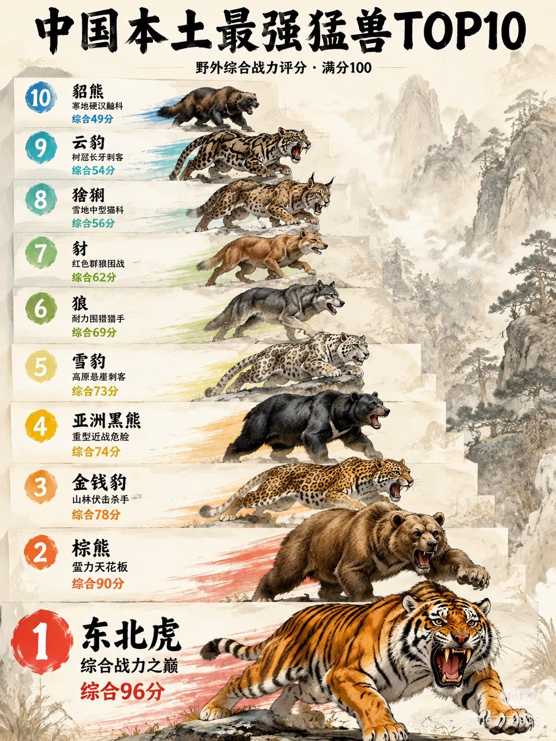 中国十大猛兽