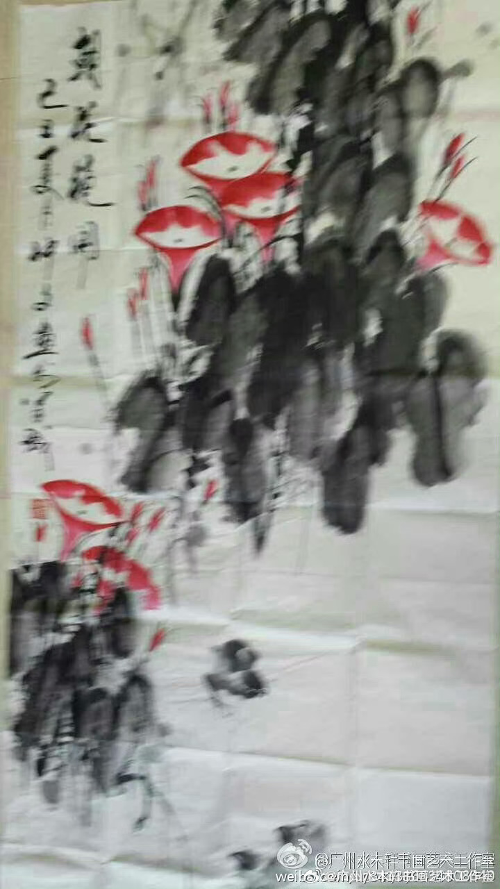 刘仲文老师花鸟画作品欣赏。 