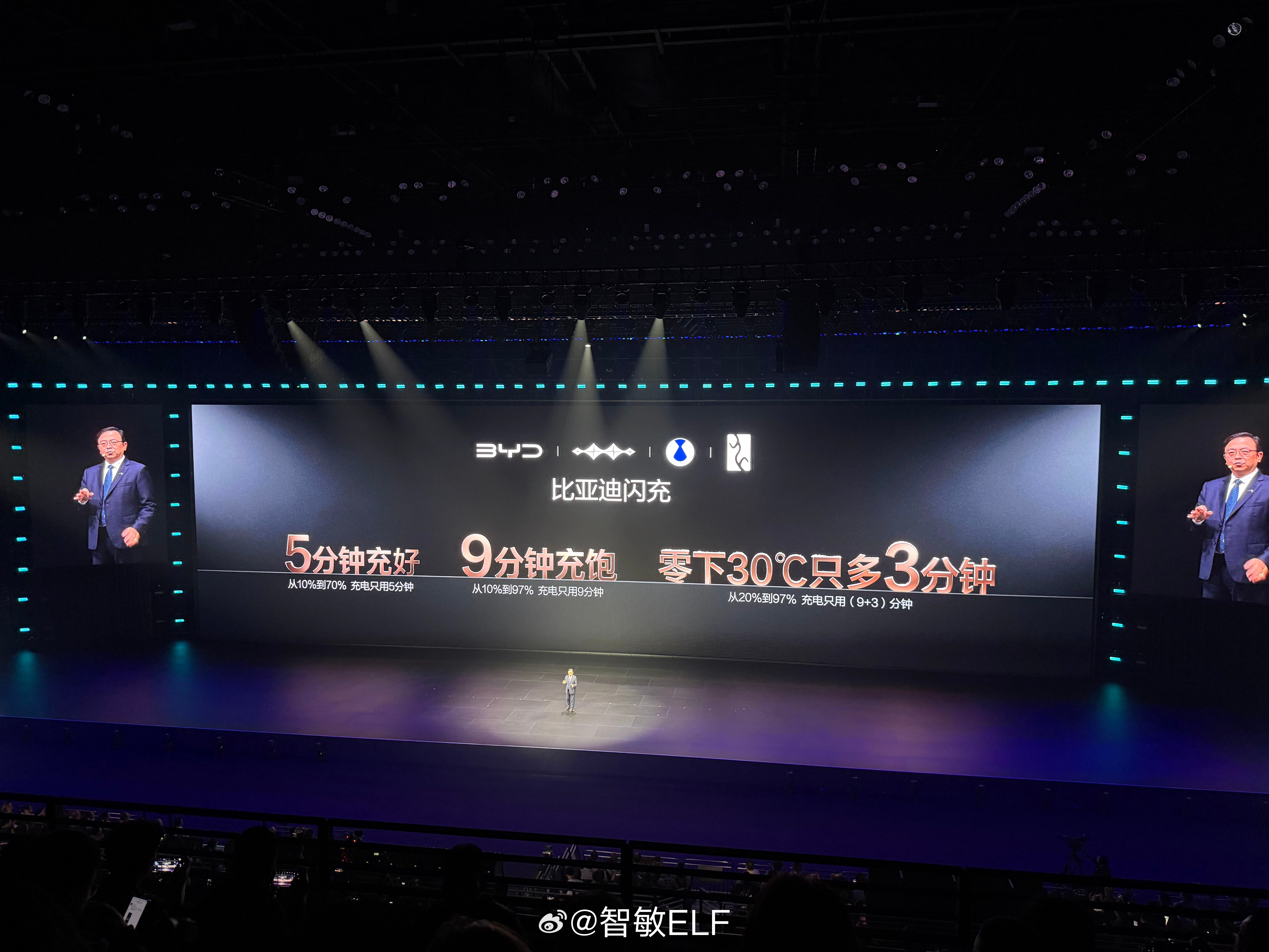 迪子今晚也上狠货了兆瓦闪充，10%—70%充电时间5分钟，10%—97%充电时间