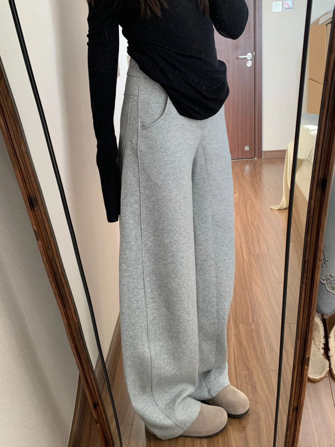 158/105微胖梨形终于买到满意的香蕉裤！🥰