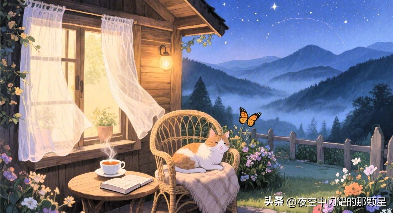 最美好的生活，不过是晨有鸟鸣晚有茶，心有所爱，身有所安。