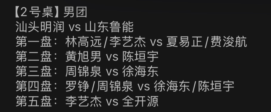今天老爸打第一盘双打