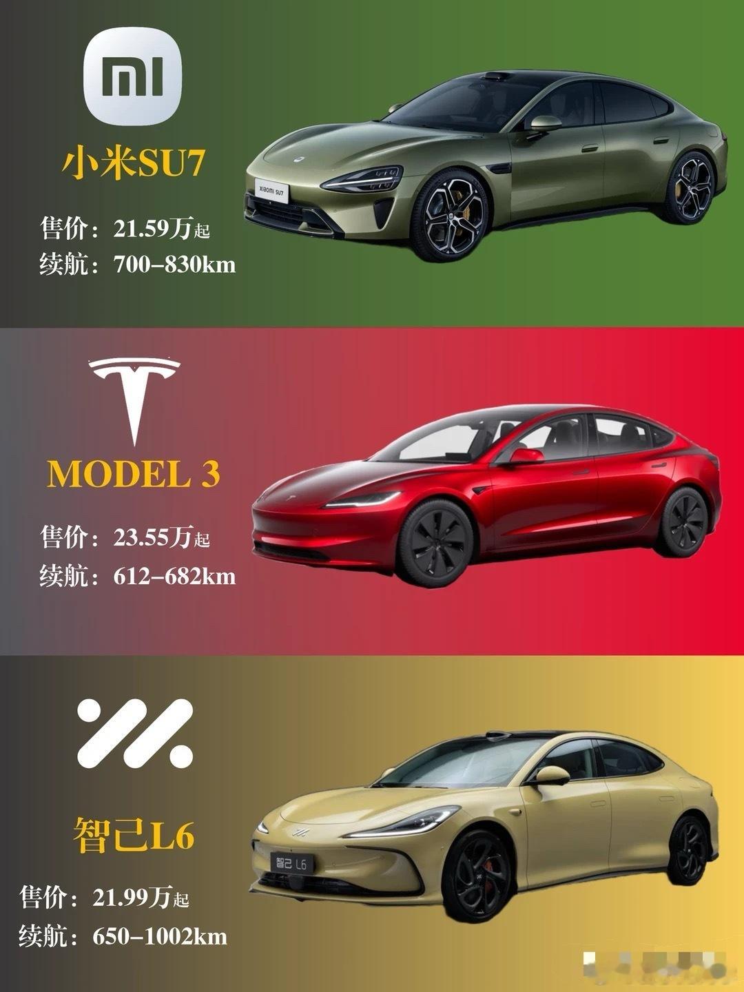 适合女生开的25万级三款电车，极限三选一，是你你会怎么选？ 