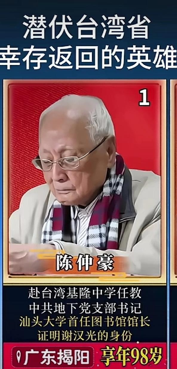 向革命英雄致敬！
广东揭阳人：陈仲豪
广东丰顺人：谢汉光