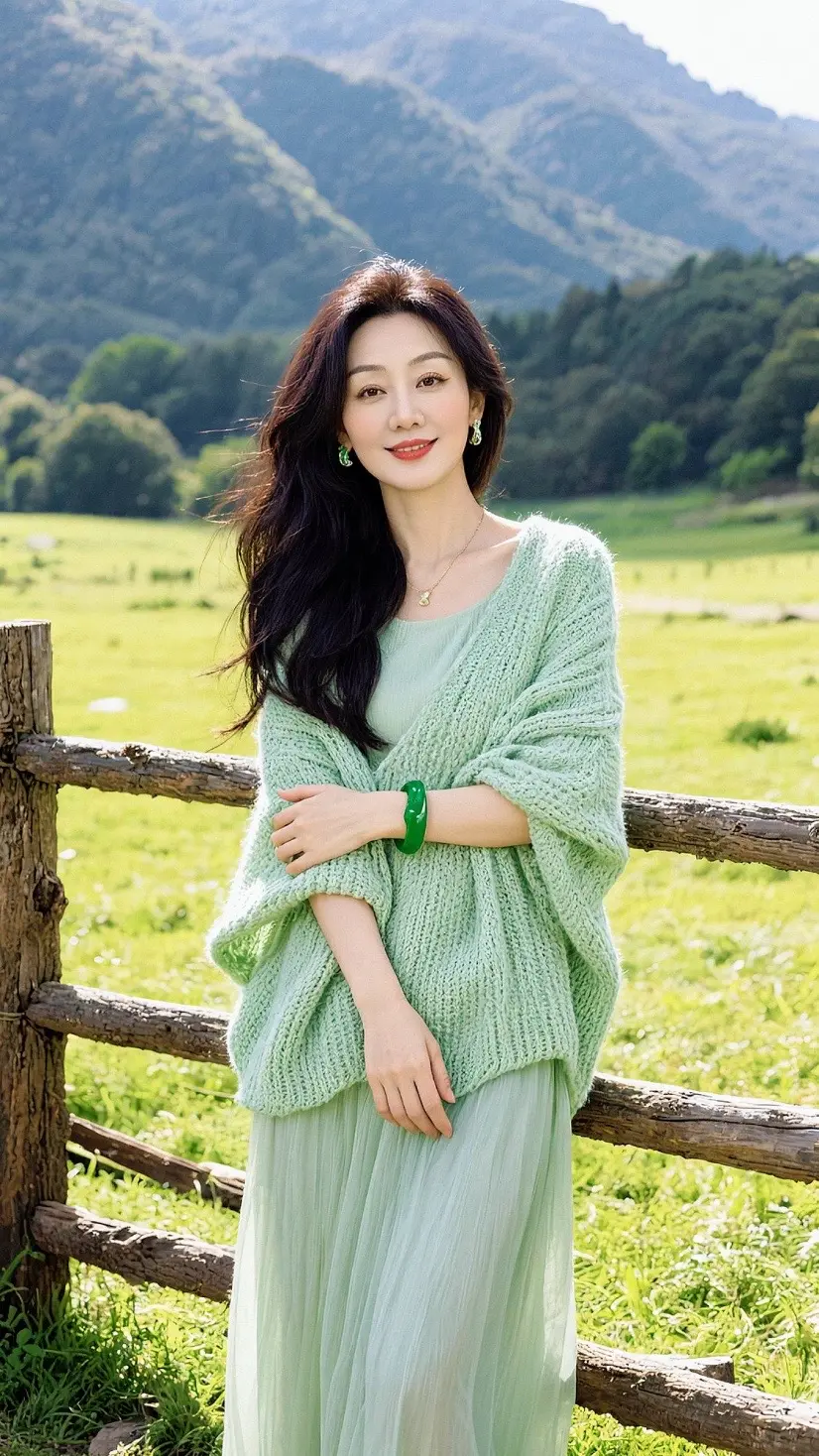 绿野氛围感自拍