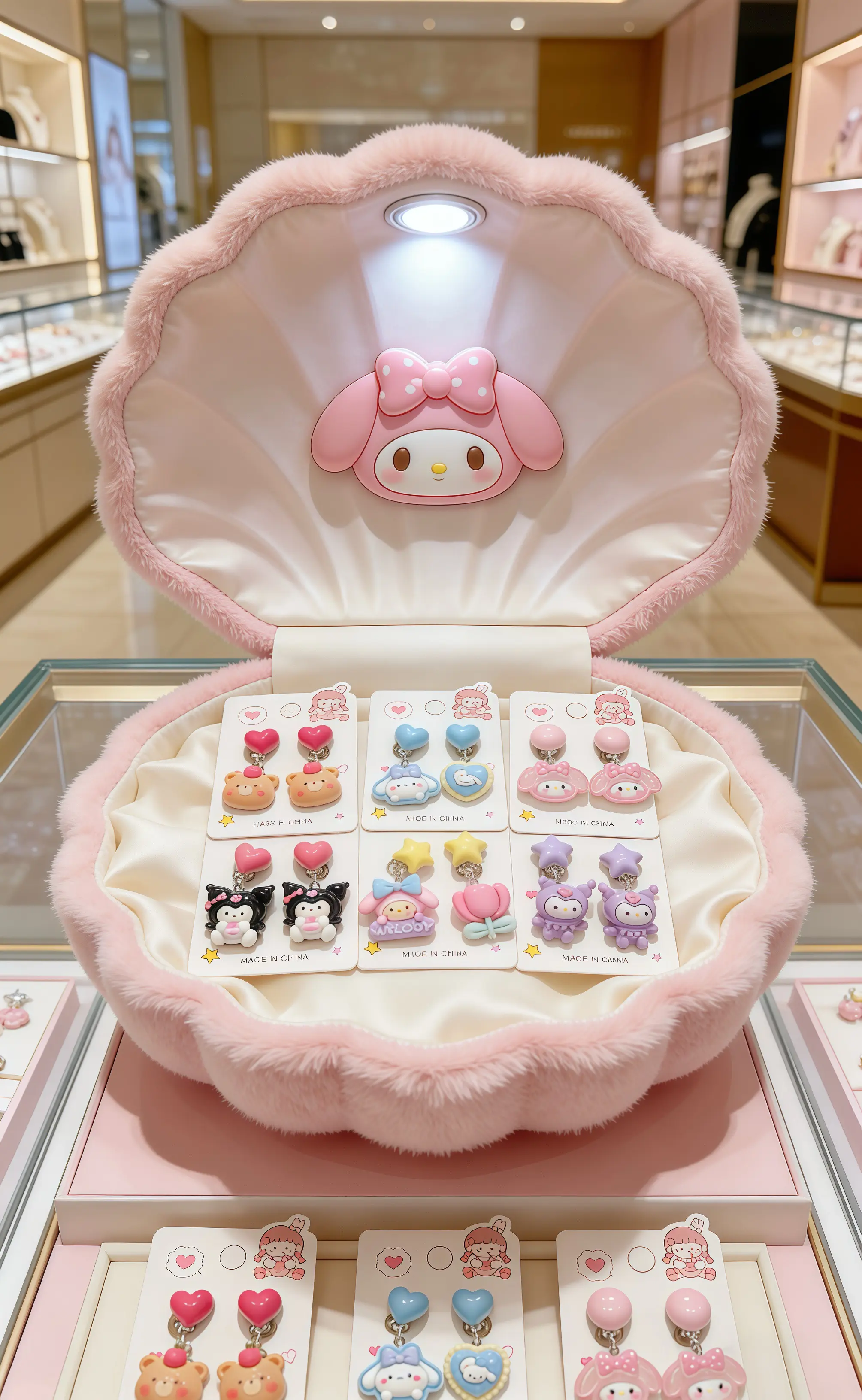 新年礼物 儿童礼物 耳夹库洛米   生女儿就是用来打扮的