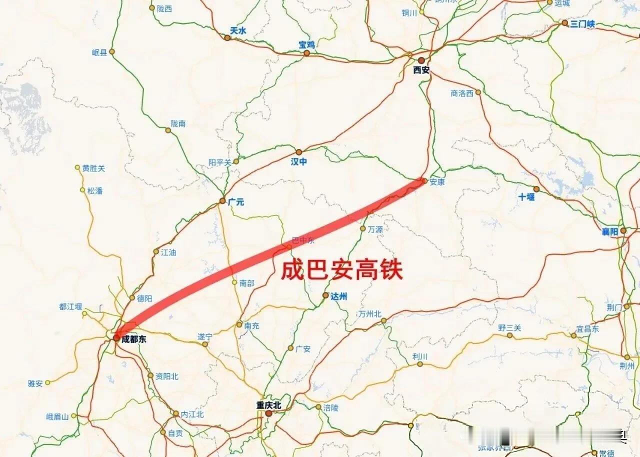 川陕百姓期盼的成巴安高铁，虽呼声高涨却暂难推进，其背后是国家级路网的严控逻辑与地