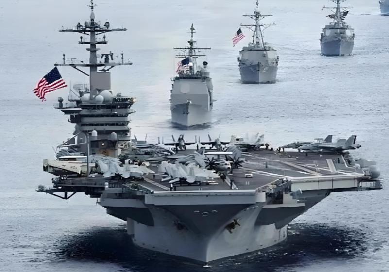 美国航母动不了！很多人以为是被伊朗的导弹吓住了。错了！真相是，白宫的刹车片被盟友