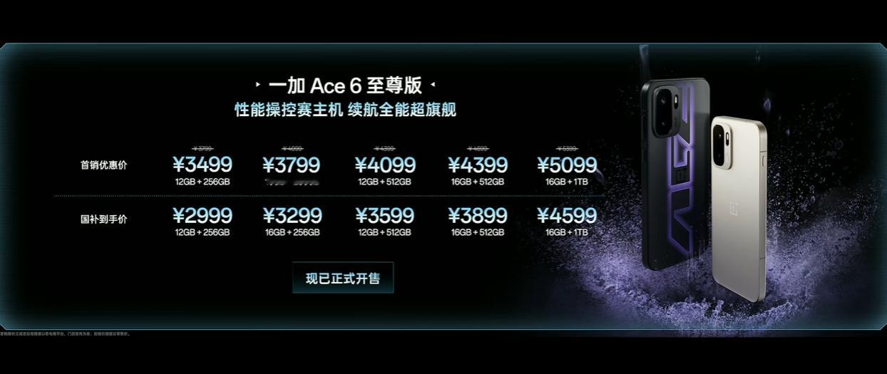 价格来了12+256版本3499起，国补后2999手柄不贵，只要499，和手机一