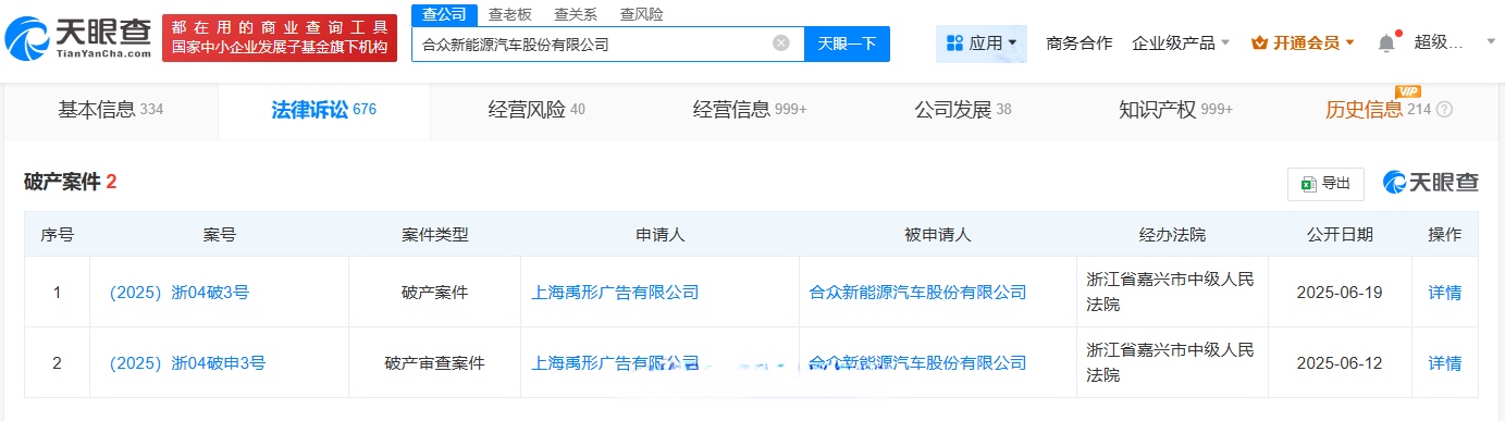 哪吒汽车创始人已被冻结4676万股权