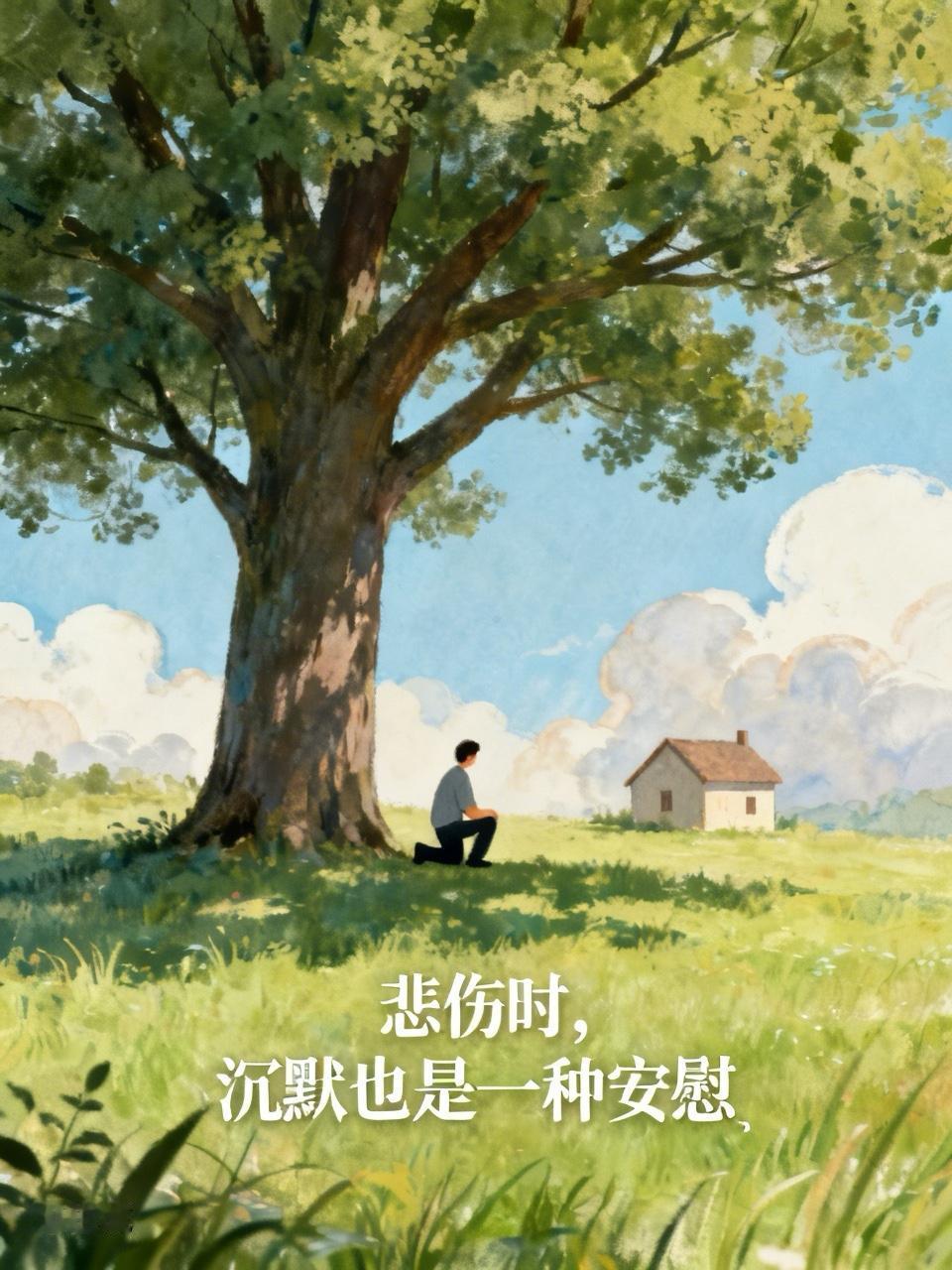 悲伤时，沉默也是一种安慰

师傅走了，他的孩子跪在灵前，哭得撕心裂肺。我张了张嘴