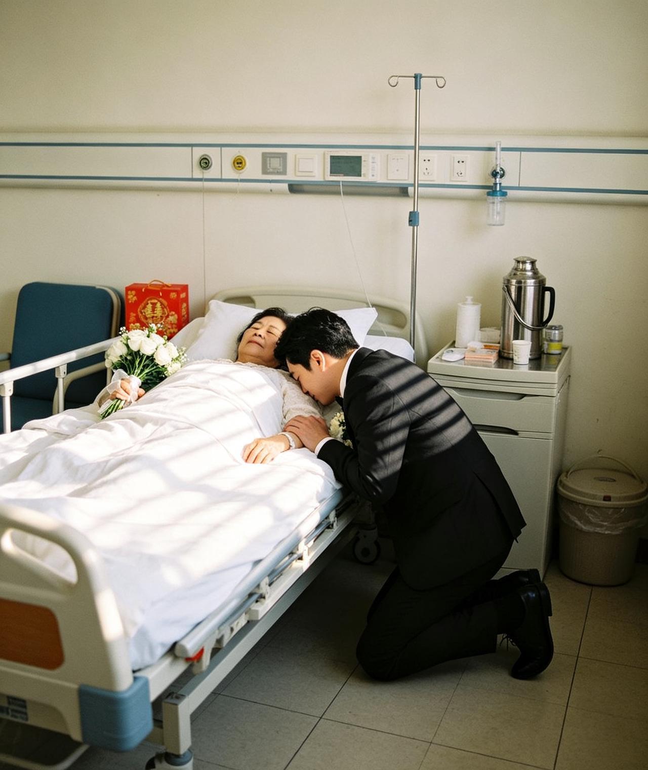泪目！河南一男子今天结婚，一大早打扮得帅帅气气的，却没先去接新娘，反倒第一时间冲