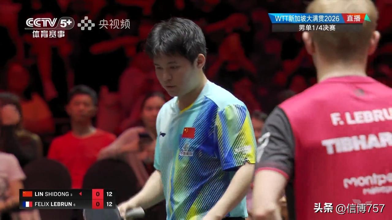 林诗栋又输了，没进4强，王皓指导感到无可奈何。