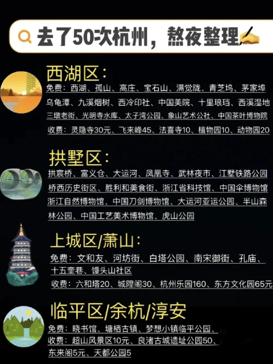 吐血整理！第一次来杭州一定要看的注意事项