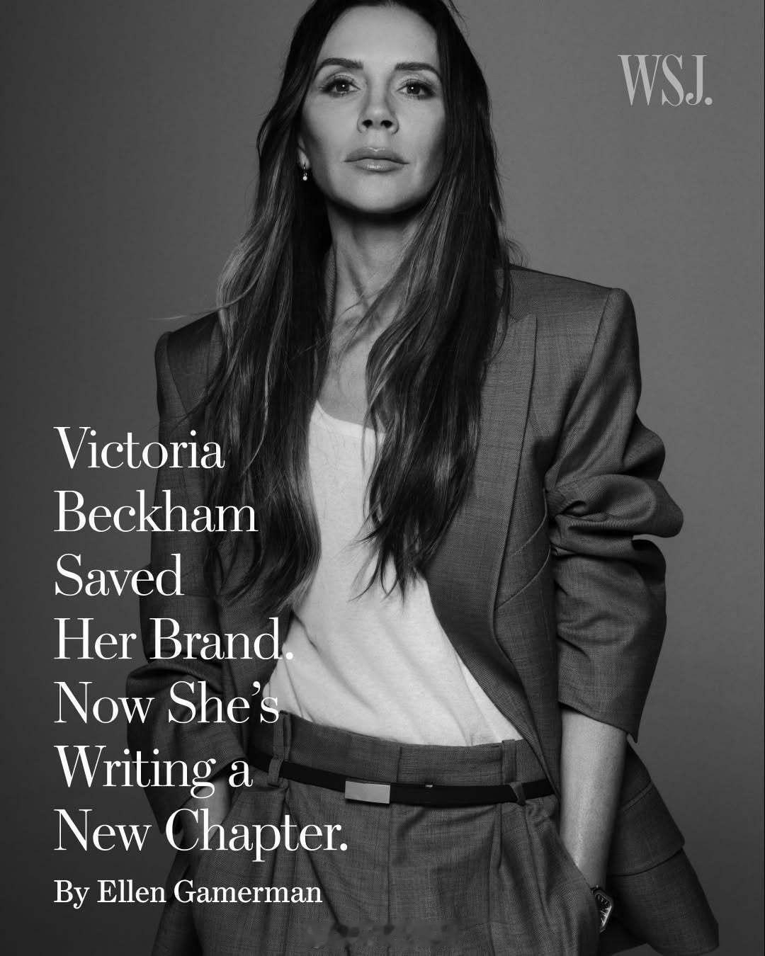 维多利亚贝克汉姆登上WSJ华尔街日报杂志4月刊封面📕这位前“辣妹组合”成员花了