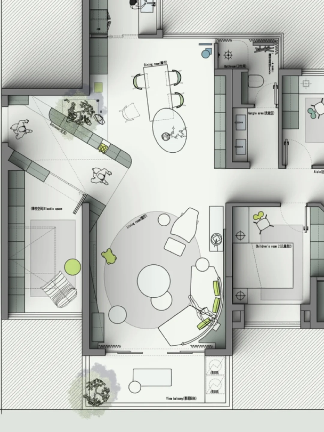 户型优化第14期｜150平经典五居室升级优化｜