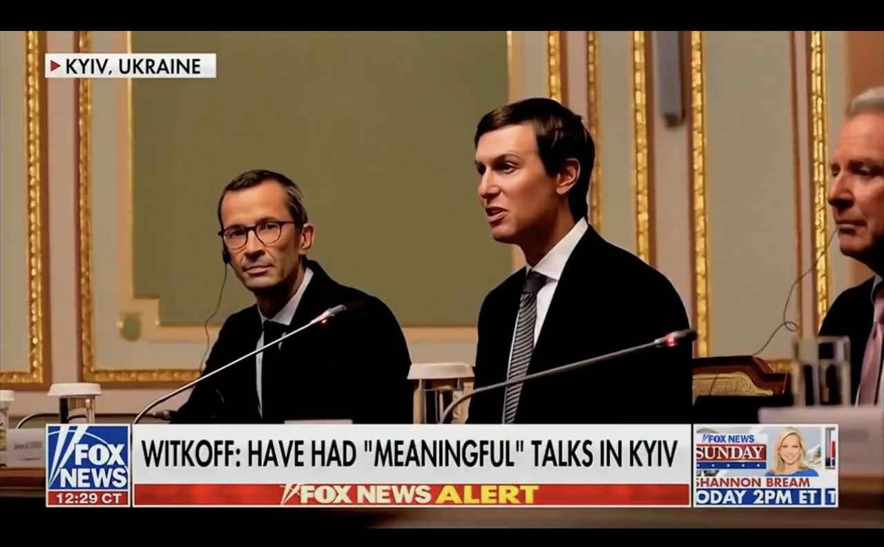 乌克兰的特使贾里德.库什纳jaredkushner：“特朗普总统总是说，‘越艰难