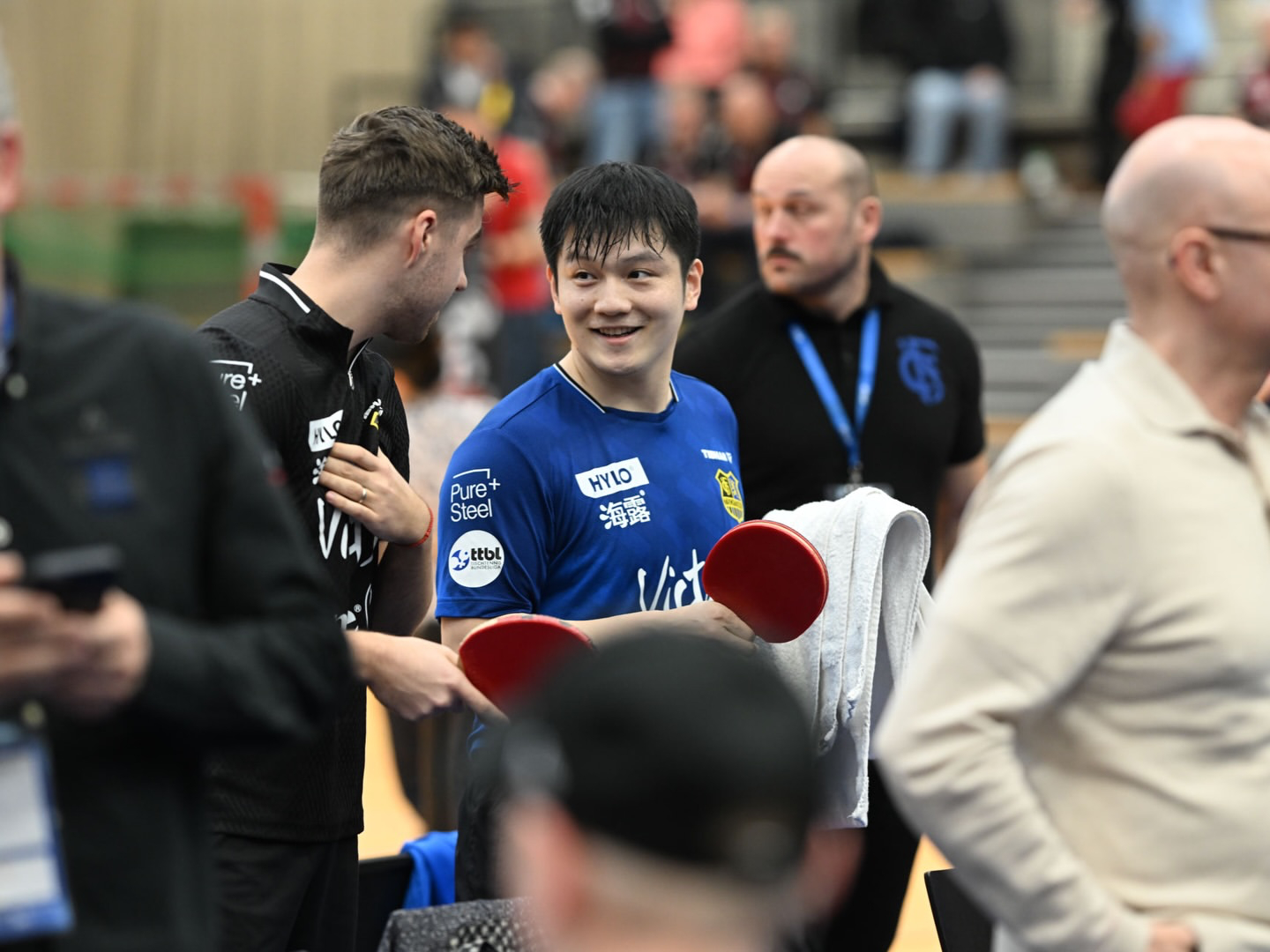 樊振东驻法兰克福总领事观战樊振东 萨尔州州政府办公室（Staatskanzlei