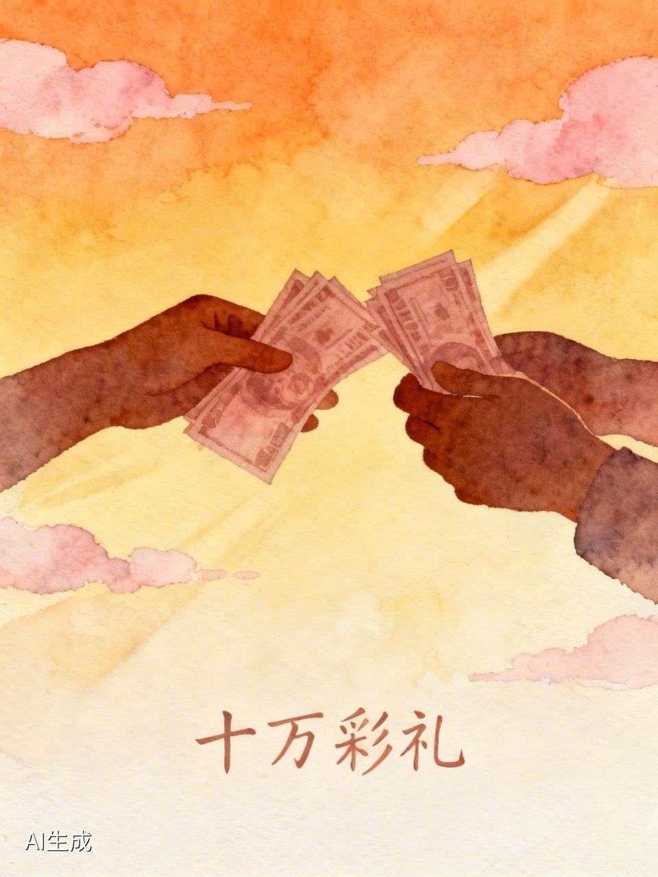 ～十万彩礼～

张家女儿和许家儿子，今天订婚过彩礼，按照本地习俗，彩礼不能用微信