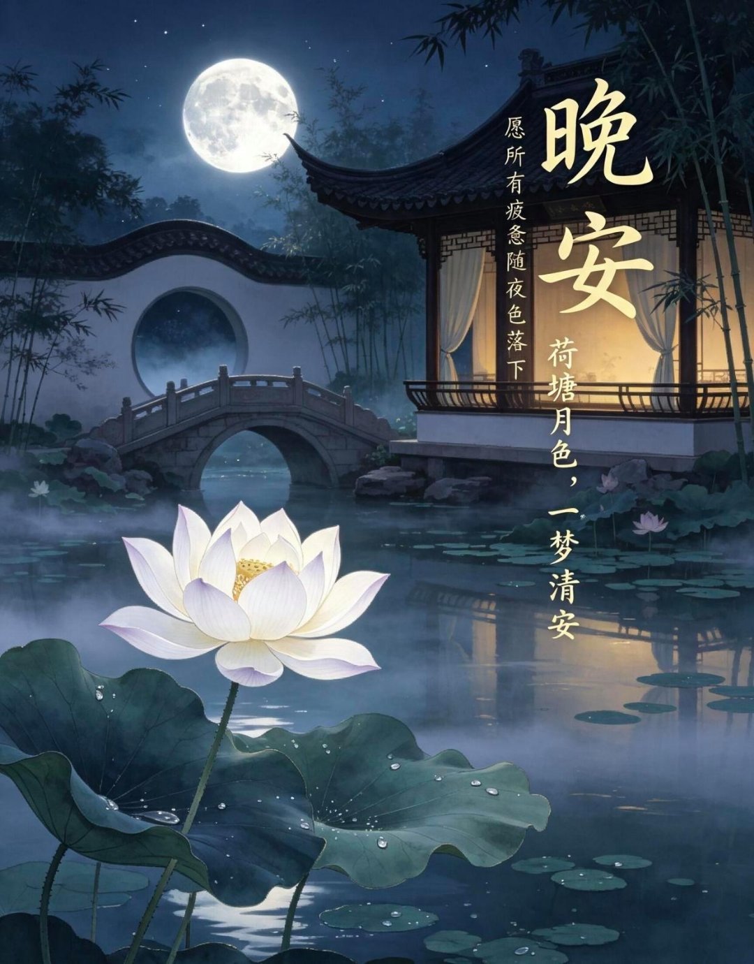 晚安[超话] 人生最好的状态，是白天努力生长，夜晚温柔自愈。不必纠结未完成的遗憾