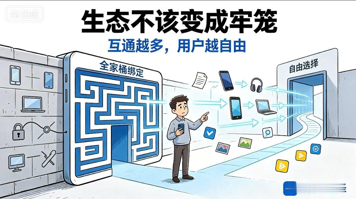 如今不管是国内互传联盟，还是苹果谷歌打通互传功能，都能看出生态正在放开。过去大家