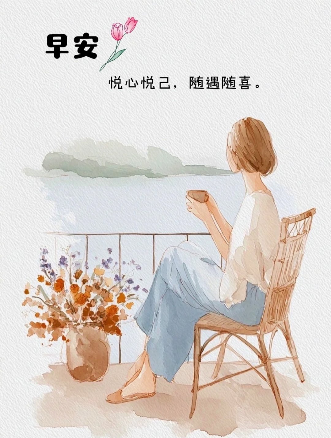 周三早安呀熬过前半周的疲惫，今天就是缓冲小驿站。不用追赶所有节奏，累了就歇一歇，