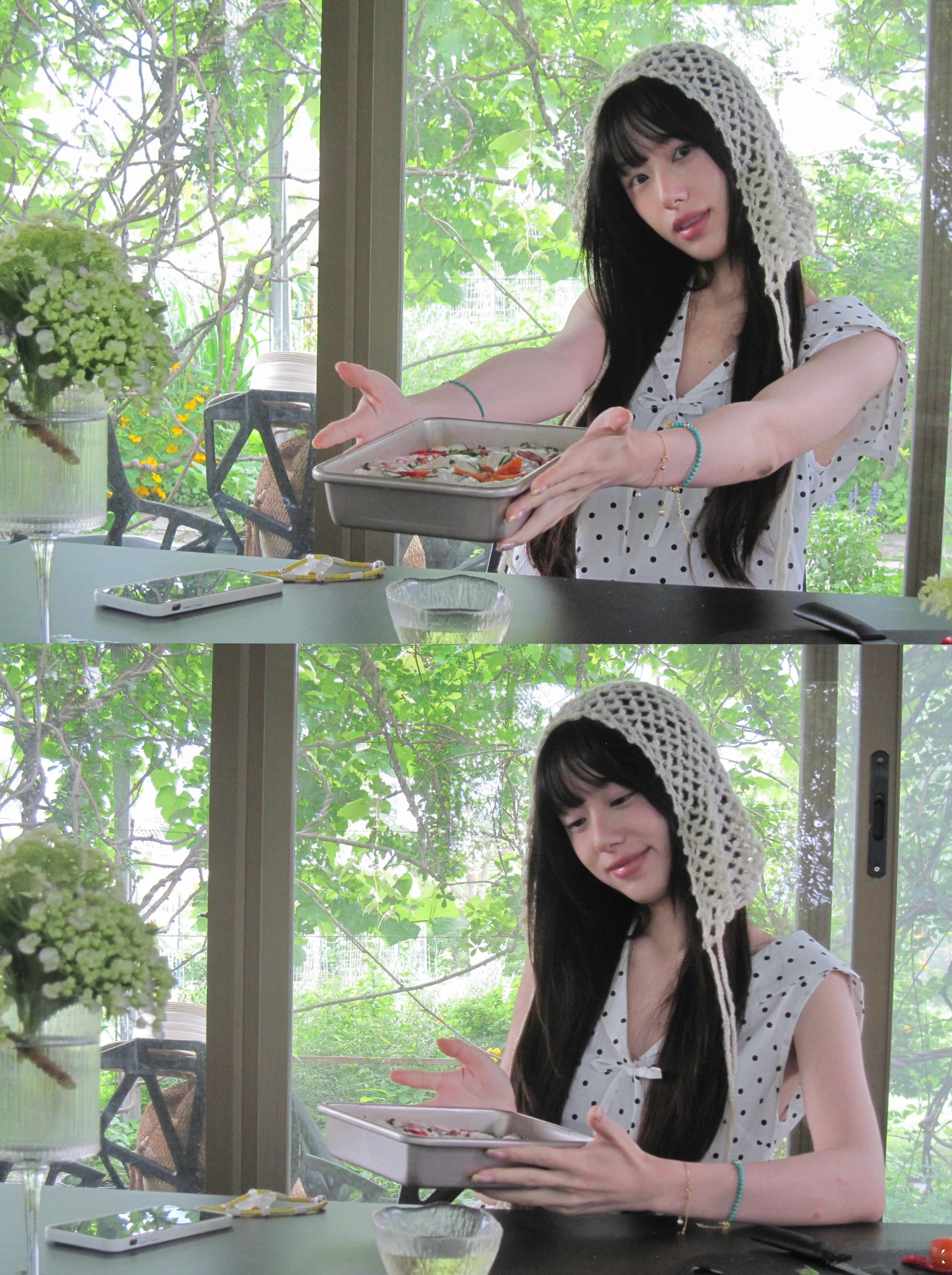 🍽️烘培日记虽然是阴天 但是天很蓝 一下午都在农场💐很多没见过的花花 不同品