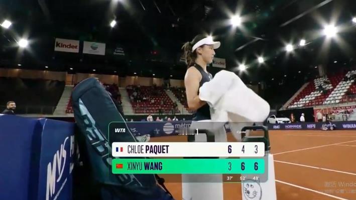 WTA250鲁昂首轮
王欣瑜3-6,6-4,6-3帕奎
连续第三场逆转翻盘获胜