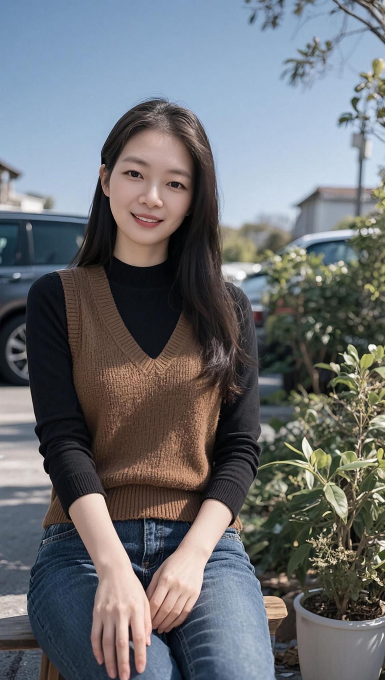 AI日常清透照 少女写真甜系女孩 我的乡村生活 农村