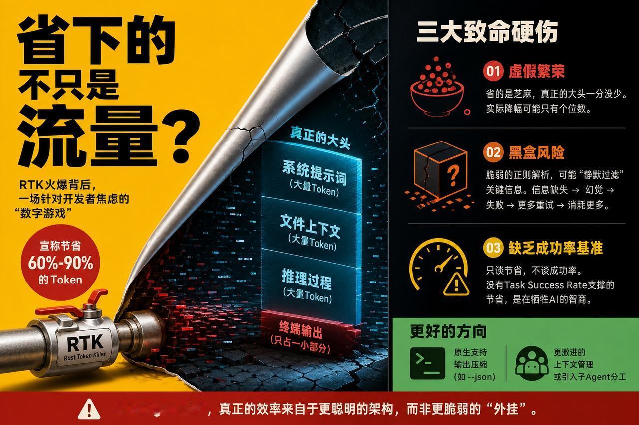 【别被“节省90% Token”的幻觉骗了：拆解RTK背后的工程陷阱】

最近号