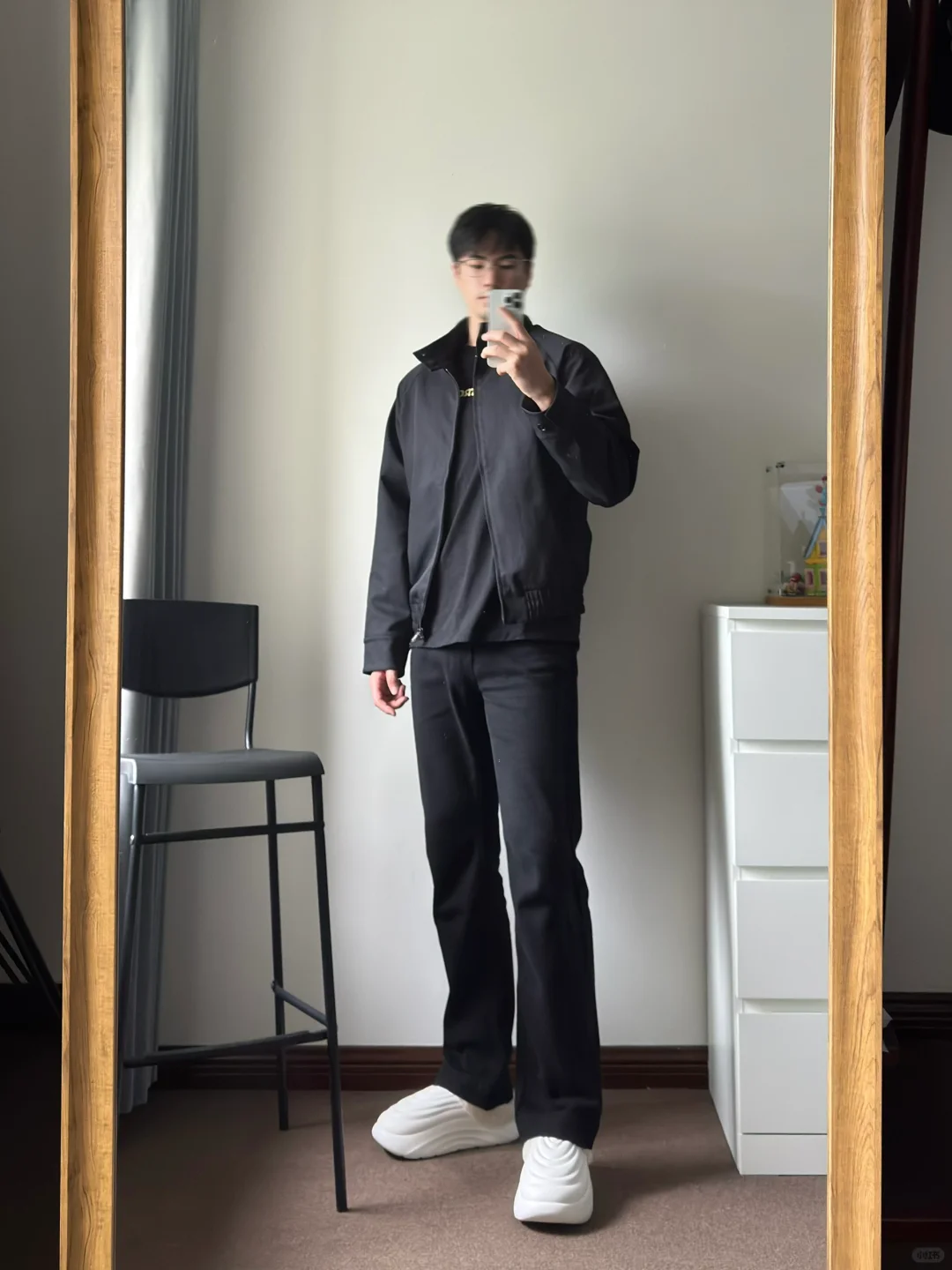 ootd 人生建议：黑色夹克