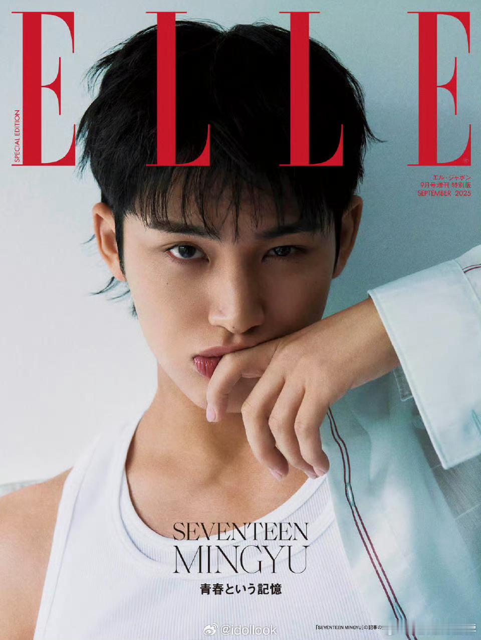 日本版 ELLE 金九刊 金珉奎ELLE Korea八月刊封面 Giselle 